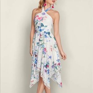 NWOT Venus Lace Print Dress